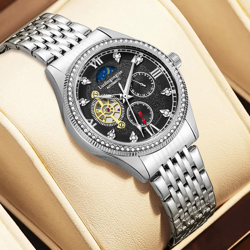 Luxury Watch Name Brands - Hochwertige Luxus-Business-Herrenuhr, vollautomatische mechanische Uhr, hohles