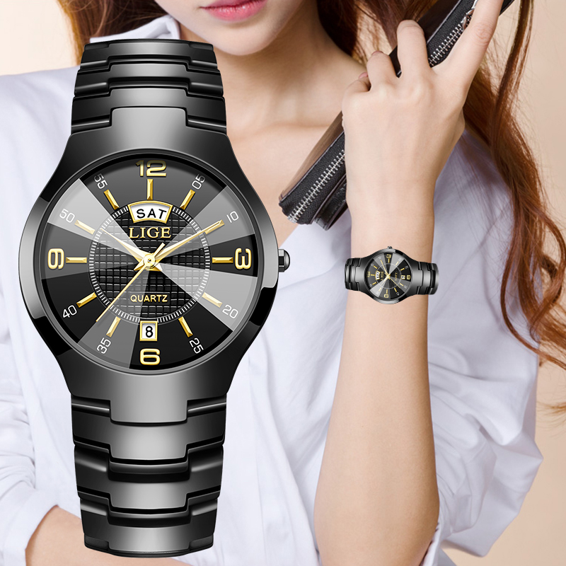 Luxury Watches - LIGE Mode Elegante Damen Armbanduhr Luxus