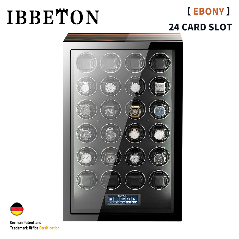 Luxury Watch Winder Box - Luxuriöser automatischer Uhrenbeweger für 24 Uhren