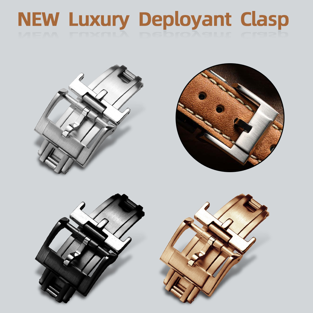 Luxury Watch Online - NEUER luxuriöser Faltschließe-Verschluss 16mm 18mm 20mm