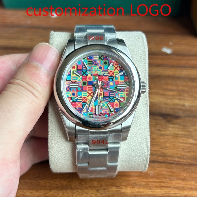Ladies Luxury Watch - 31mm/36mm/40mm Farbenfrohe Luxus-Automatikuhr mit 904L-Zifferblatt und