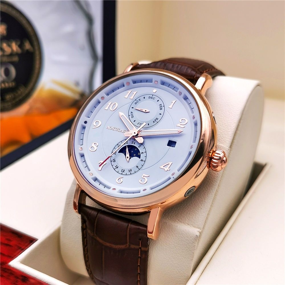 Luxury Watch Name Brands - Hochwertige Luxus-Herrenuhr mit Mechanikwerk, Vollautomatisches Skelett-Design,