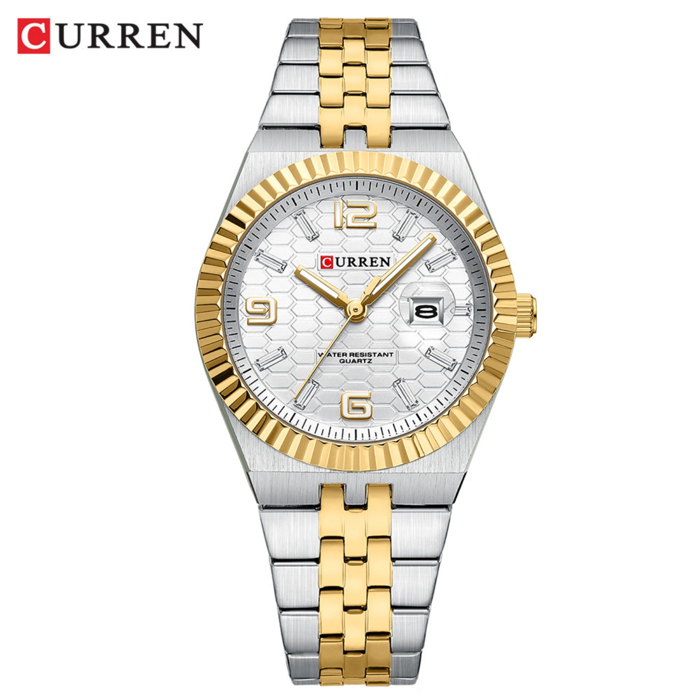 Luxury Watches - CURREN Damenuhr, analog, Quarz, wasserdicht, Damen-Armbanduhr
