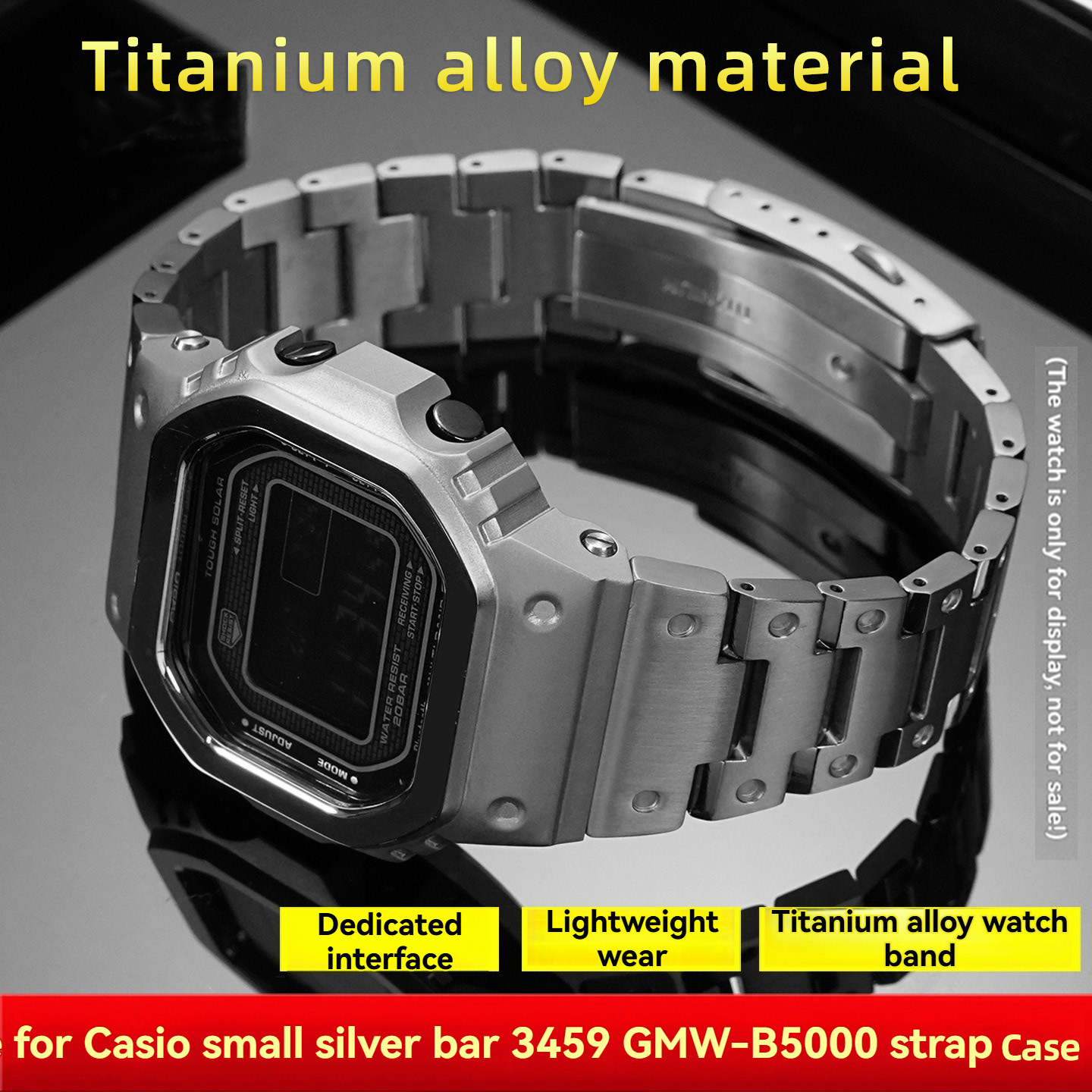 Luxury Watch Casio - GMW-B5000 Mod-Kit aus Titanlegierung + Gehäuse
