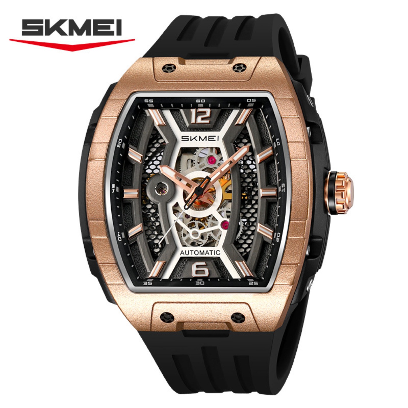 Roségold Tonneau Herren Automa – Luxury Watch Case Bewertung und Preis