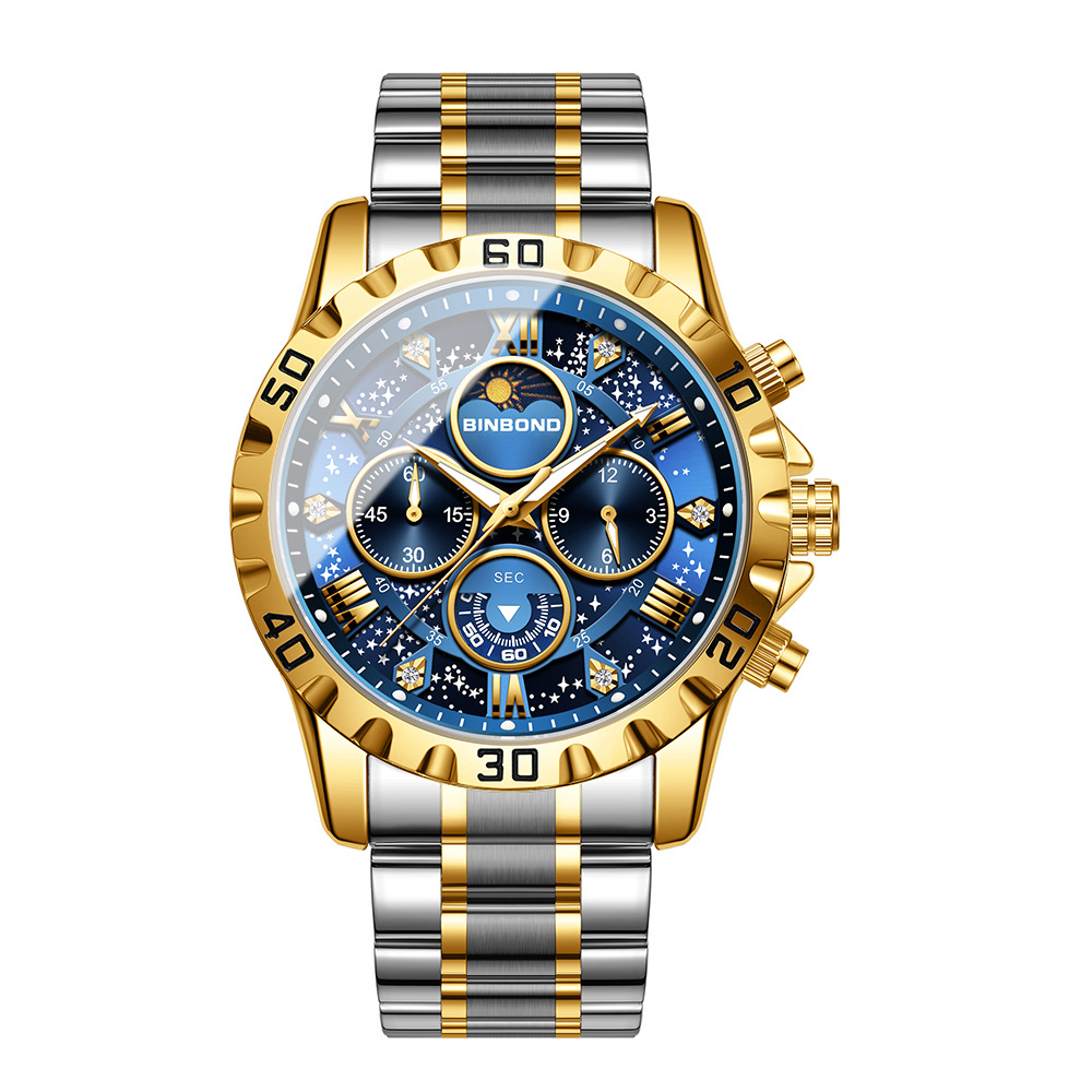 2026 männer Uhr Licht Luxus Bu – Moonphase Complication Watch Bewertung und Preis