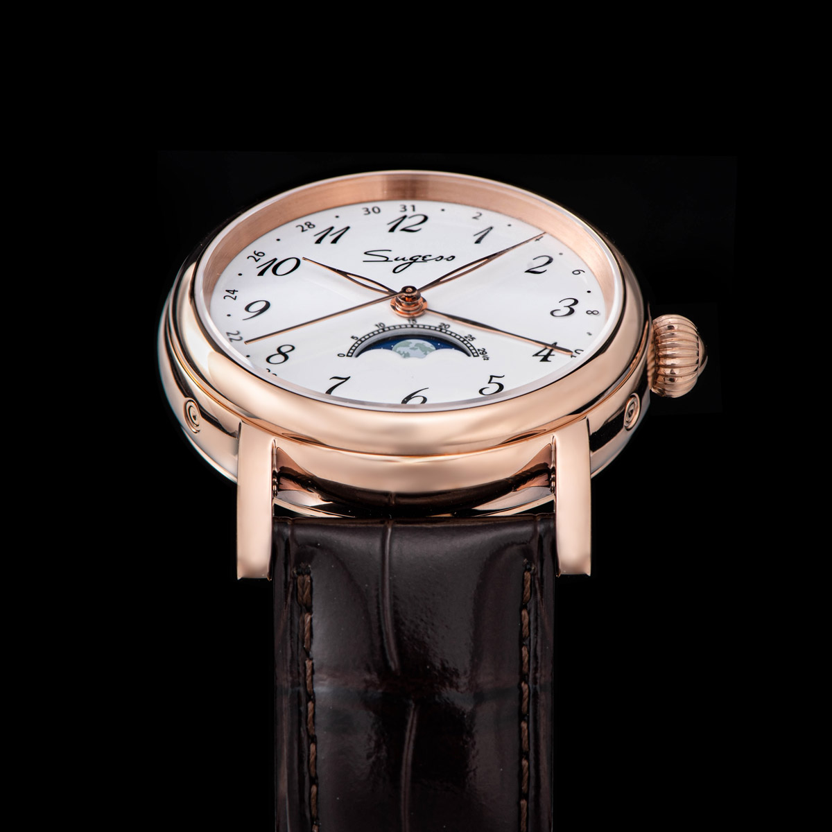 Sugess Männer Uhren Tianjin St – Moonphase Complication Watch Bewertung und Preis