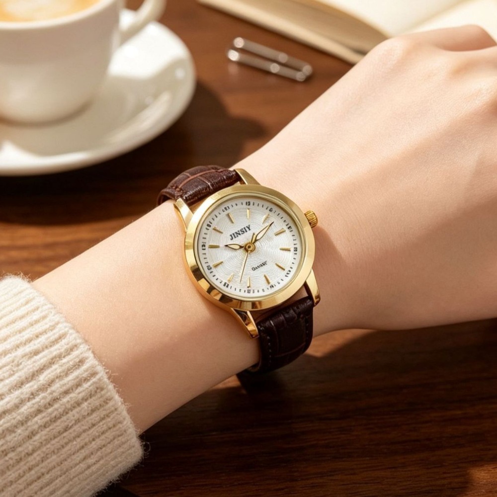 Modische Lederarmband Quarzuhr – Ladies Luxury Watch Bewertung und Preis