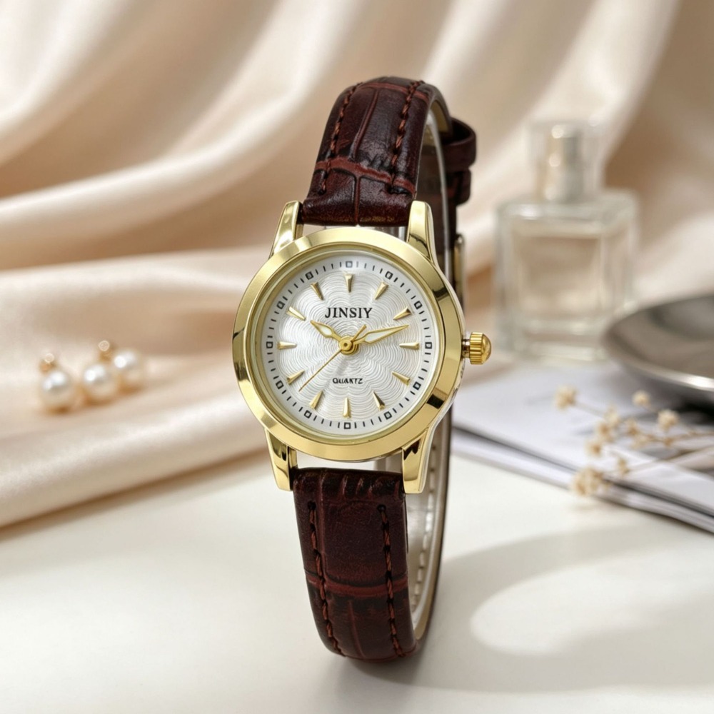 Modische Lederarmband Quarzuhr – Ladies Luxury Watch Bewertung und Preis