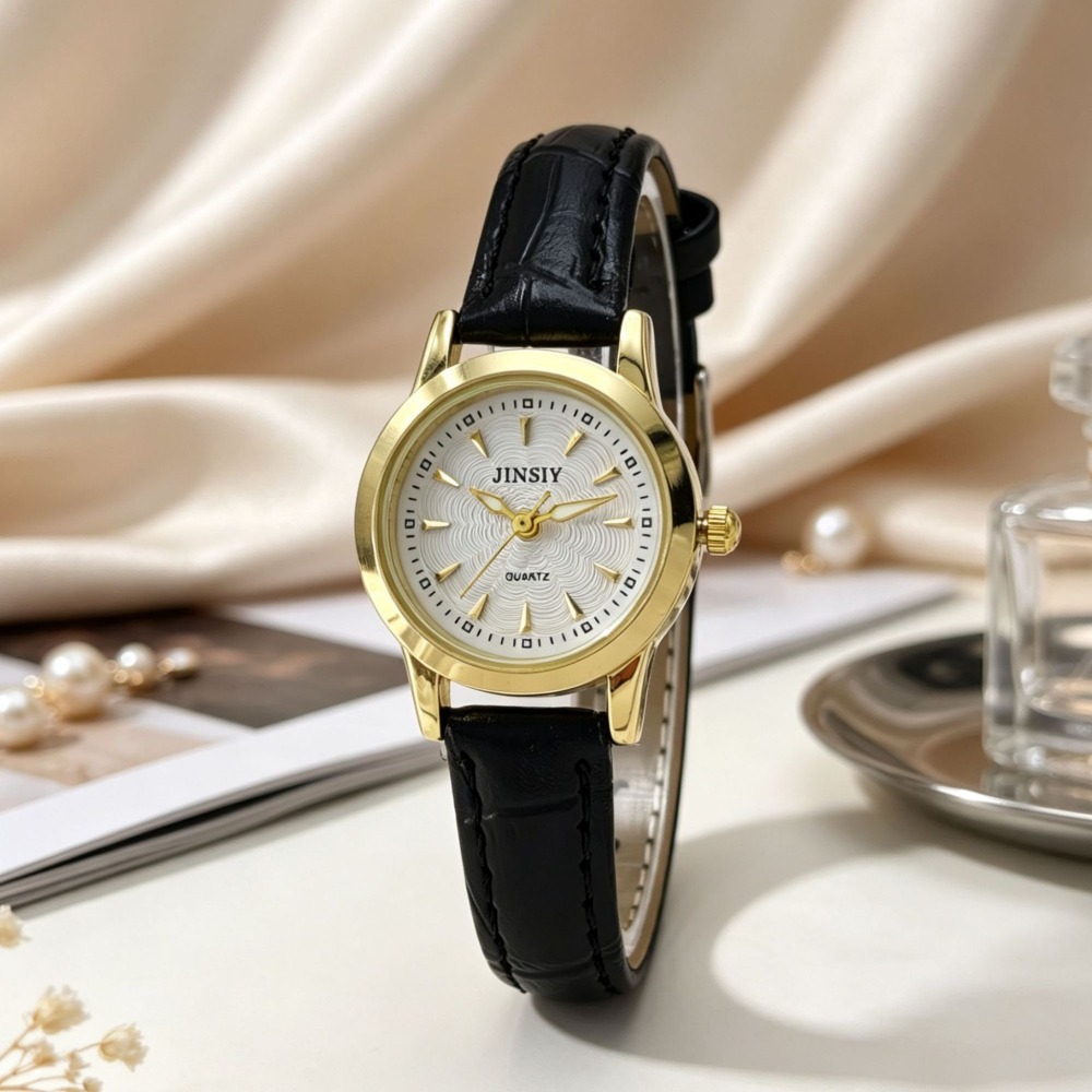 Modische Lederarmband Quarzuhr – Ladies Luxury Watch Bewertung und Preis