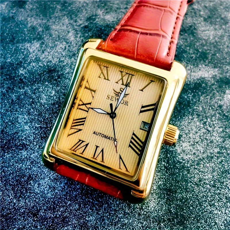 Leichte, luxuriöse, quadratisc – Luxury Watch Name Brands Bewertung und Preis