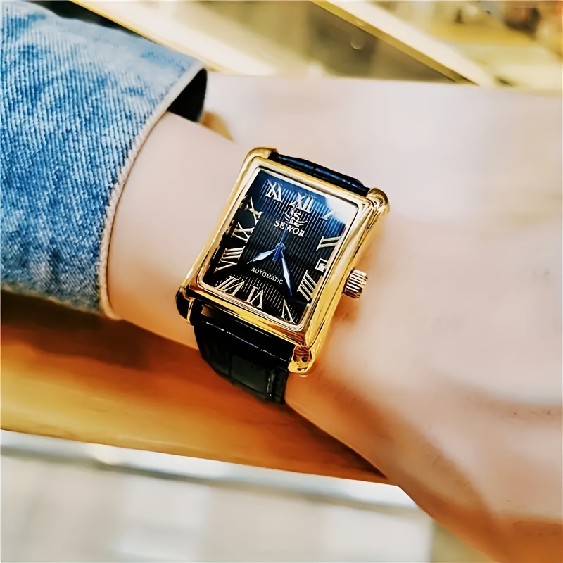 Leichte, luxuriöse, quadratisc – Luxury Watch Name Brands Bewertung und Preis