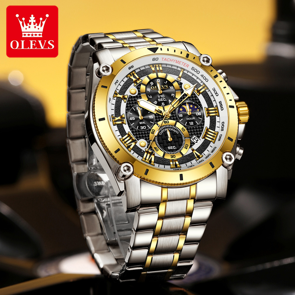 OLEVS 3689 Quarz-Herrenuhr, mu – Luxury Watch Audemars Piguet Bewertung und Preis