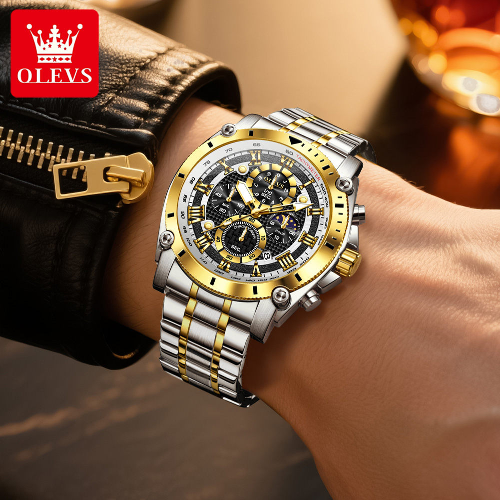 OLEVS 3689 Quarz-Herrenuhr, mu – Luxury Watch Audemars Piguet Bewertung und Preis