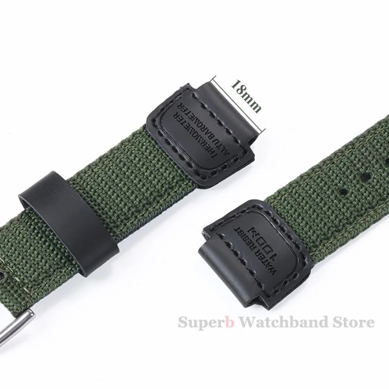 Nylon-Uhrenarmband, 18 mm, für – Luxury Watch Casio Bewertung und Preis