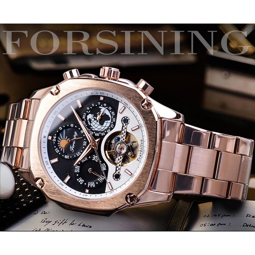 Forsining Marke Mens Mechanisc – Moonphase Complication Watch Bewertung und Preis