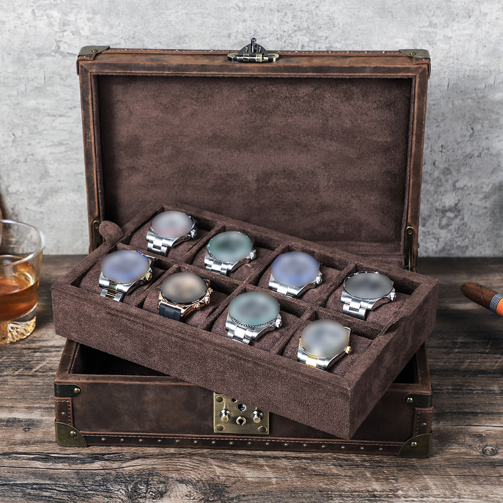 CONTACT'S FAMILY 8 Leder Maßge – Luxury Watch Case Bewertung und Preis