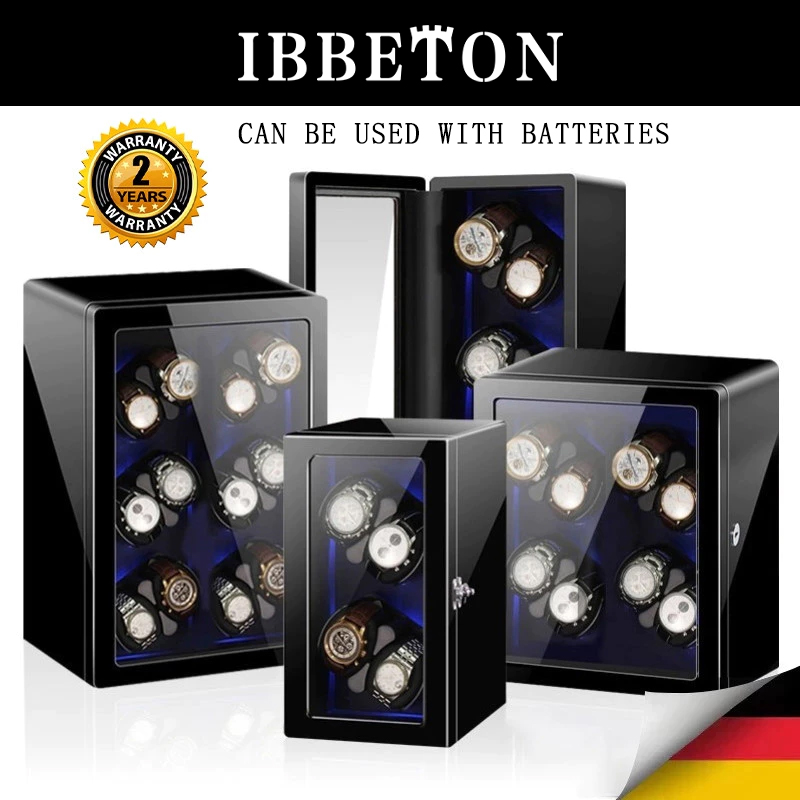 IBBETON【Batteriebetriebener】Uh – Luxury Watch Winder Box Bewertung und Preis