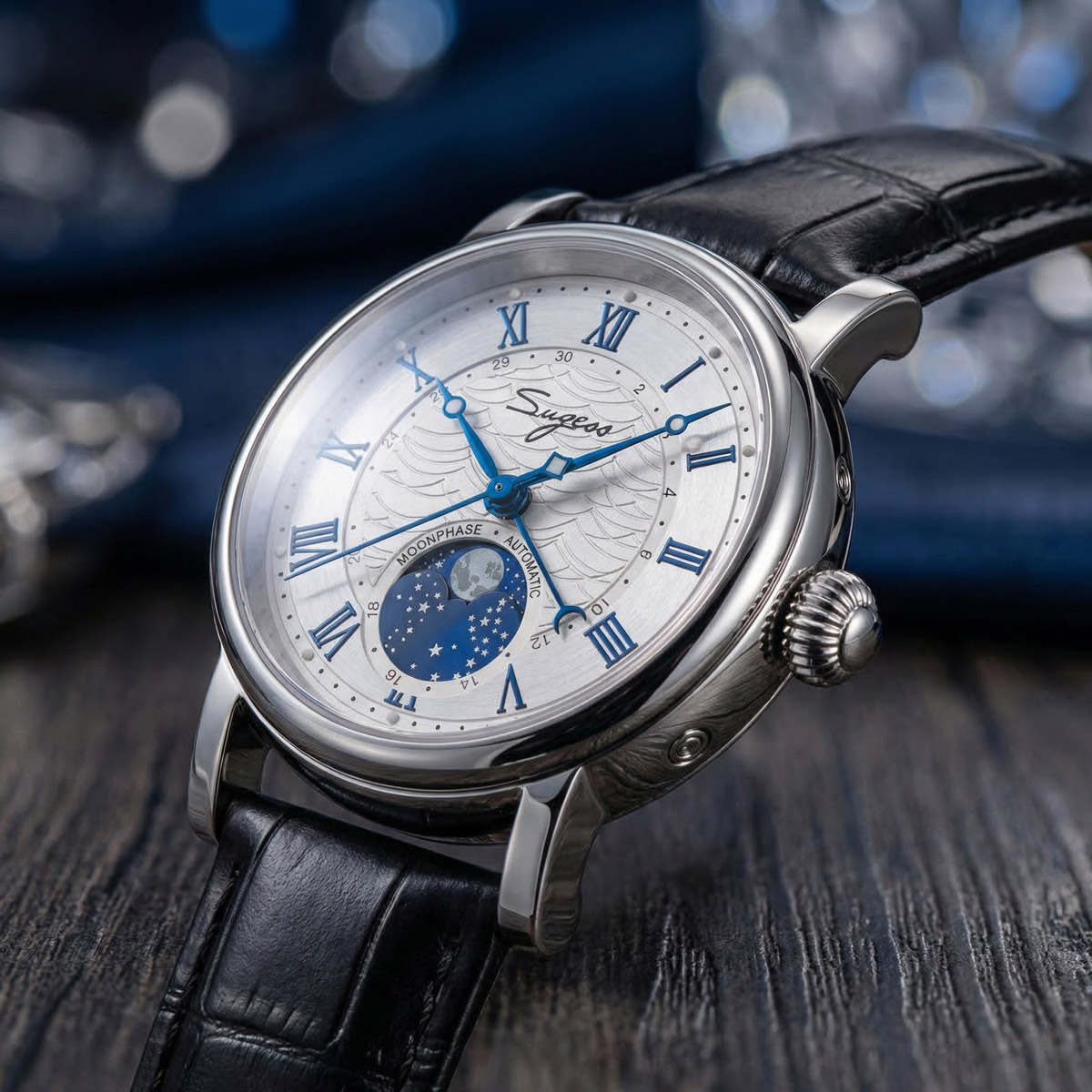 Sugess Uhren für Männer Automa – Moonphase Complication Watch Bewertung und Preis