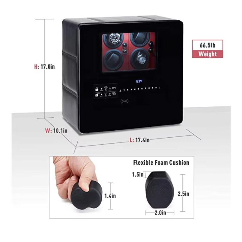 Luxuriöse Uhrenbeweger-Box mit – Luxury Watch Winder Box Bewertung und Preis