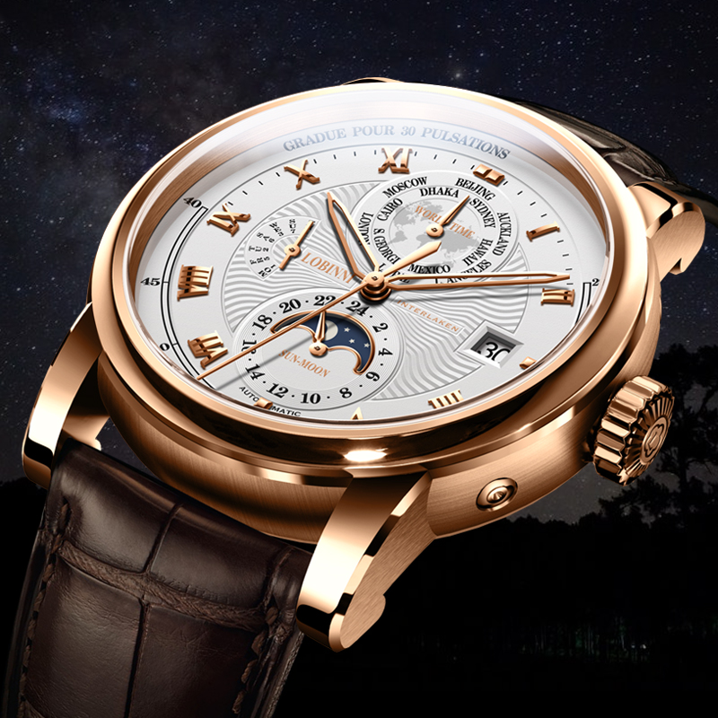LOBINNI Männer Uhr Luxus Marke – Luxury Watch Brands In World Bewertung und Preis